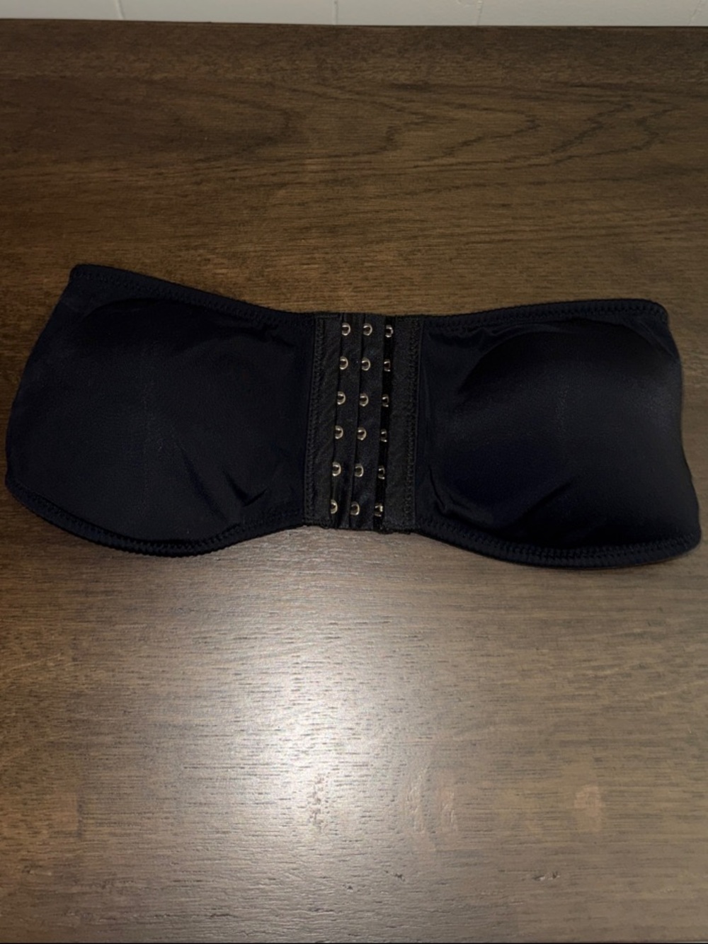 Strapless Black Strapless Bra with Front Hook Closure Super soft So soft